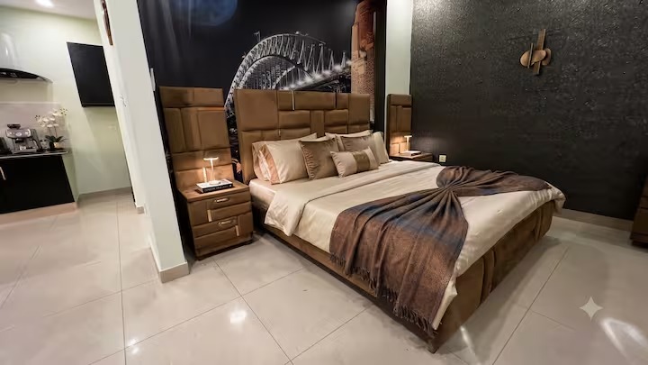 Single Bed Furnished Apartment for Daily Rent Citi Housing Sialkot