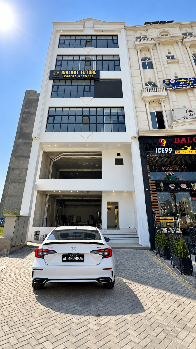 Title: 6 Marla Commercial Second Floor for Rent in B Block Citi Housing Sialkot Fountain Facing