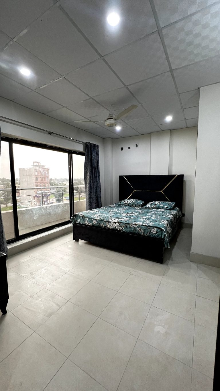Single Bed Furnished Apartment for Daily Rent Citi Housing Sialkot